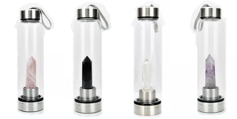 Crystal-infused Water Bottle