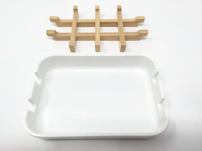 Soap Dish - Recycled Fibre and Bamboo